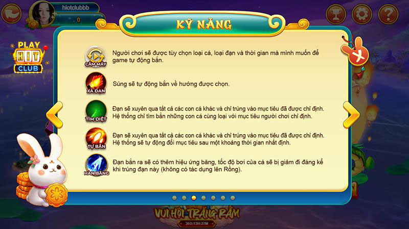 Nhiều kỹ năng bắn cực kỳ hấp dẫn